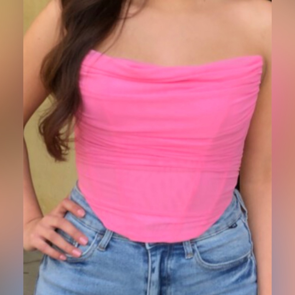 Pink Corset top